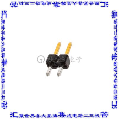 2355177-2 针座连接器2POS分离式2mm公形插针通孔直针镀金