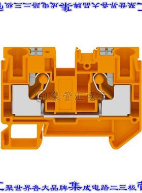REB-B2E-OR 端子块连接器2POS馈通式10.2mm橙色6-20AWG