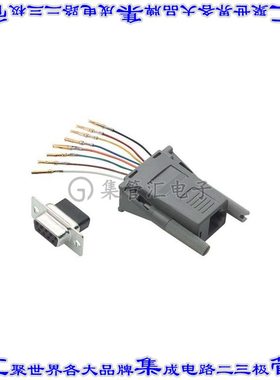 REC098F 适配器 D-Sub9 母型引脚 至 模块母插孔8p8c（RJ45）