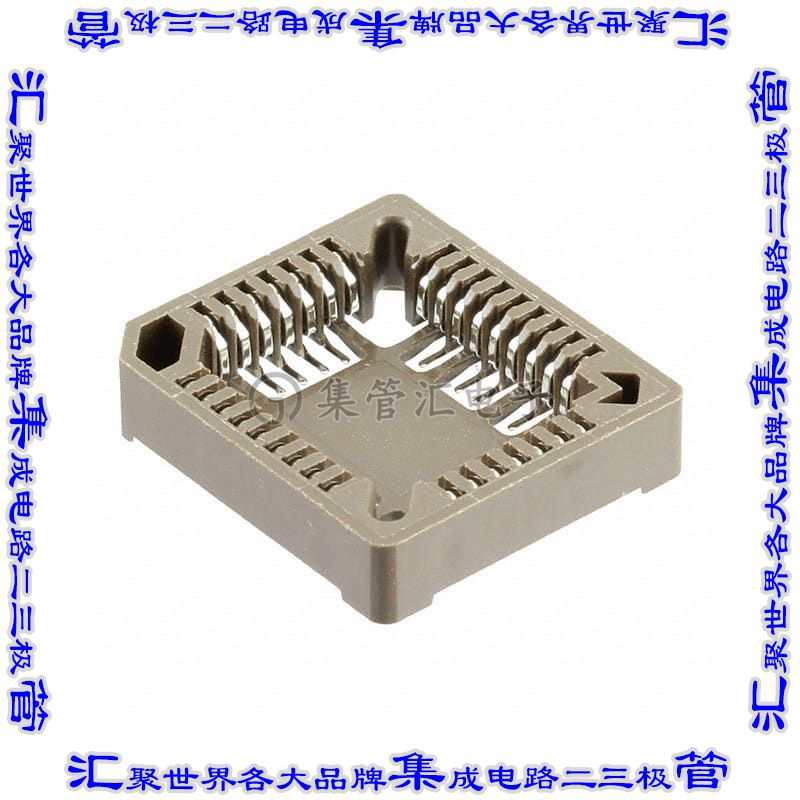 EDO-32PLCZSM 连接器IC插座PLCC插口32(2 x 16)位置表面贴装
