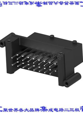 1-1452721-1 针座连接器16POS接头2排5mm公形插针通孔直针锡