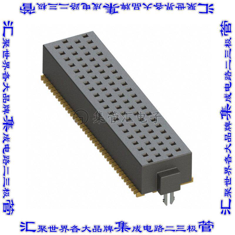 SOLC-120-02-L-Q-LC 针座连接器80POS插座4排1.27mm叉状表贴SMD镀