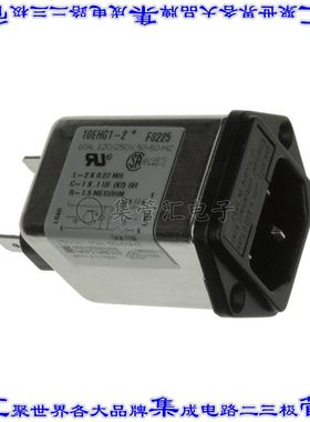 6609116-4 电源接入连接器3POS插座公插片模块IEC320-C14面板安装