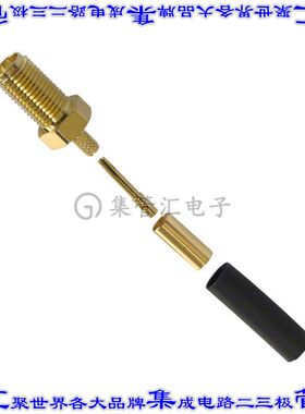 132198 同轴连接器SMA插孔母形插口焊接50欧姆自由悬挂