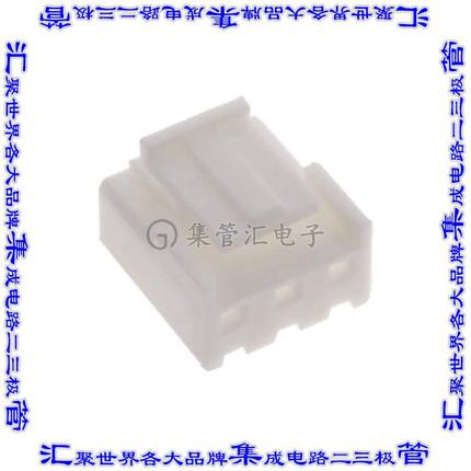 CI5203S0000 矩形连接器外壳3POS插座3.96mm母形插口天然色自由悬