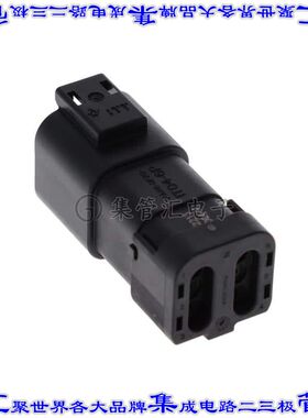 IT04-6P-004-N 矩形连接器外壳6POS插座3排公形引脚黑色自由悬挂