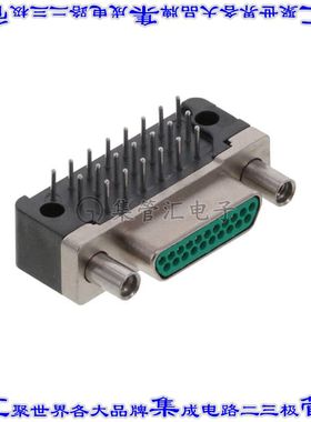 DCCM21PCBRP 连接器21POS插头公引脚2排D-TYPE型通孔直角