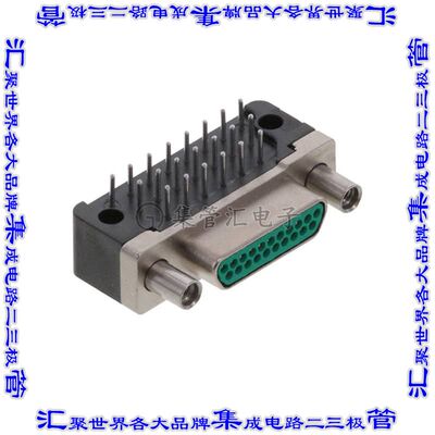 DCCM21PCBRPN 连接器21POS插头公引脚2排D-TYPE型通孔直角
