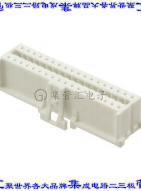 624036213322 矩形连接器外壳36POS插座2排2mm母形插口白色自由悬