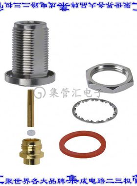 172153 同轴连接器N型插孔母形插口焊接50欧姆面板安装
