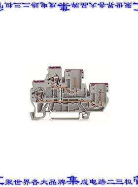 870-108 接线板专用连接器2POS插头连接2排5.0mm灰色