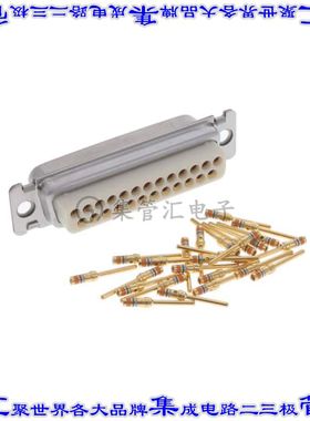 DBMAM-25P-F225 连接器25POS插头公引脚2排D-Sub面板安装