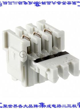 284865-3 矩形连接器3POS插座2.5mm母插口IDC锡自由悬挂直角