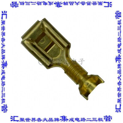 61944-1 快速连接器端子母型和公型6.35mm压接14-18AWG