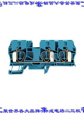 1767700000 端子块连接器3POS馈通式10.1mm蓝色6-16AWG