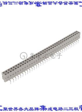 93696-334LF 针座连接器68POS插座2排2.54mm母形插口通孔直针镀金