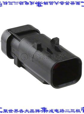 776428-1 矩形连接器外壳2POS插座4.5mm公形引脚黑色自由悬挂