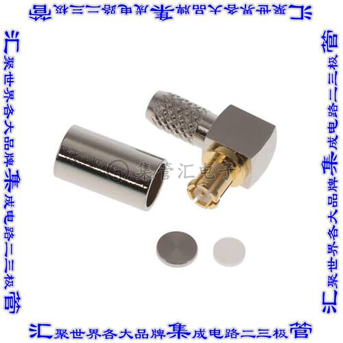 MMCXV-P-C-GF-RA-CA1 同轴连接器MMCX插头公引脚焊接50欧姆自由悬