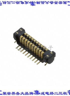 AXT424124A 板对板连接器24POS接头中央触点带2排0.4mm表贴SMD镀