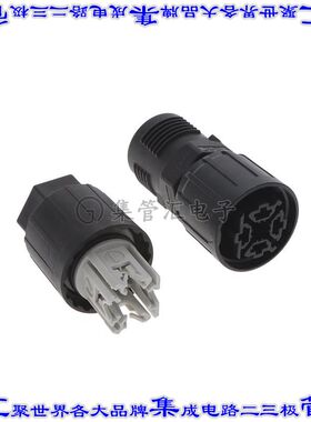 1424042 圆形连接器4(3+PE)分配器IDC银自由悬挂