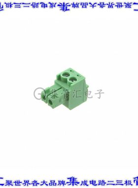 EBKA-02-A 端子块连接器2POS插头母插口3.5mm绿色自由悬挂