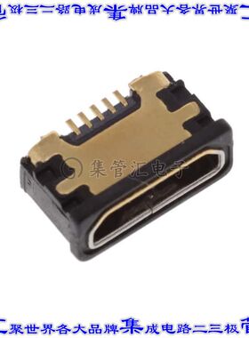 MCR-B-S-RA-TSMT-CS1-WP-T/R 连接器USB-微B型插座5POS表面贴装直