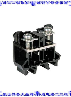 BNH50W 端子块连接器2POS馈通式15.5mm黑色6-16AWG