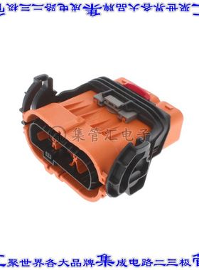 1-2177063-1 矩形连接器外壳3POS插头23mm公形引脚橙色自由悬挂