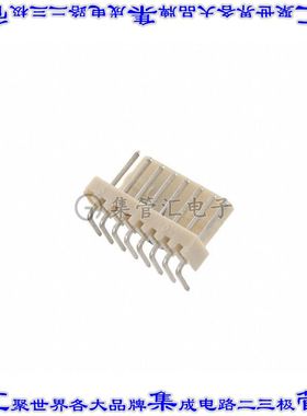 LHA-08-TRB 针座连接器8POS接头2.54mm公形插针通孔直角锡