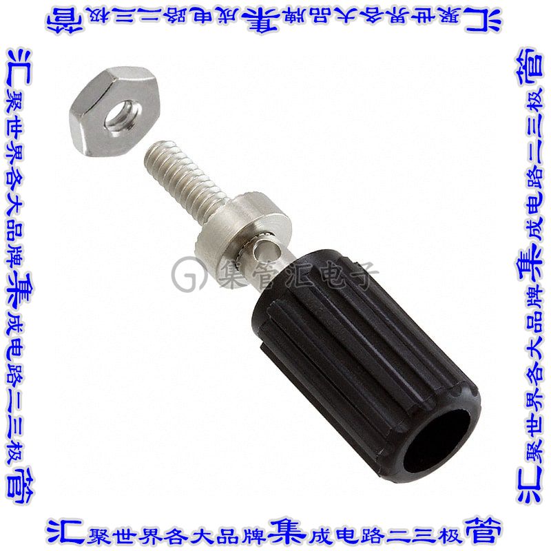 111-0703-001 接插件连接器CONN BIND POST KNURLED BLACK