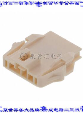 2002772204 矩形连接器外壳4POS插头2.5mm公形引脚天然色面板安装