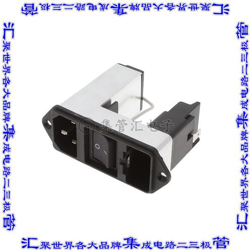 CD31.1501.151 电源接入连接器3POS插座公插片模块IEC320-C14面板