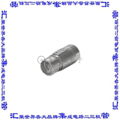 AKA034N00730255000 圆形连接器17POS插座外壳用于公插针银色自由