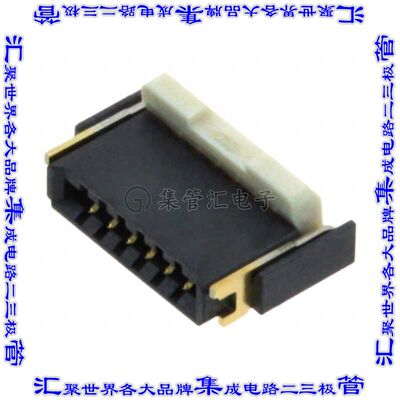 AYF530635 连接器6POS FFC/FPC 0.5mm触头上和下表面贴装直角