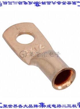 BU-L6-250 环形连接器端子圆形管状1/4接线柱6AWG压接