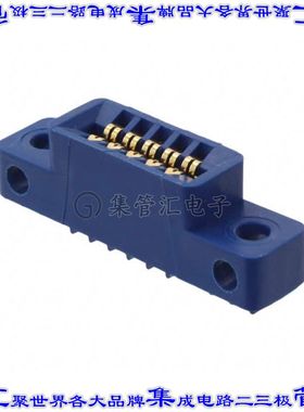 EBC05DRAS 卡边缘连接器10POS母头2排2.54mm蓝色镀金