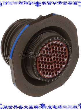 D38999/24WF35BN 圆形连接器66POS插座外壳用于母插口草绿色面板