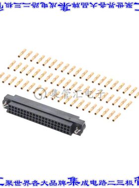 M83-LFC1F1N60-0000-000 矩形连接器60POS插座3排2mm母插口黑色压