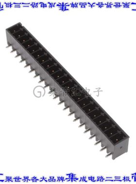 2-2342071-1 端子块连接器21POS接头公引脚带罩3.5mm黑色垂直通孔