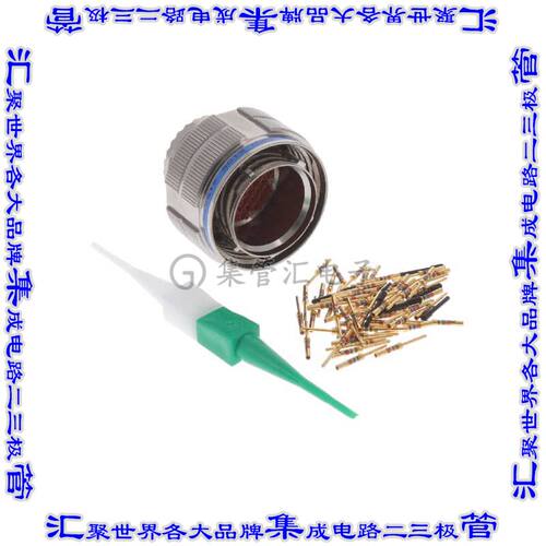 D38999/26FE35PN 圆形连接器55POS插头公引脚压接镀金自由悬挂