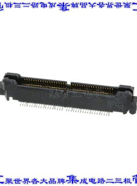 5767056-2 板对板连接器76POS插头外罩触点2排0.64mm表贴SMD钯镍
