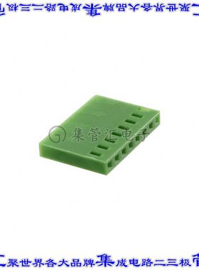 925366-8 矩形连接器外壳8POS插座2.54mm母形插口绿色自由悬挂