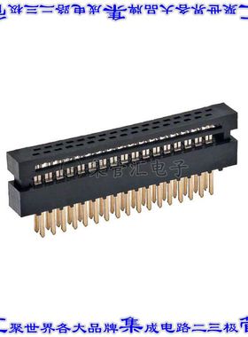 M50-3801742 连接器34POS带状电缆DIP针座2排0.64mm通孔IDC30AWG