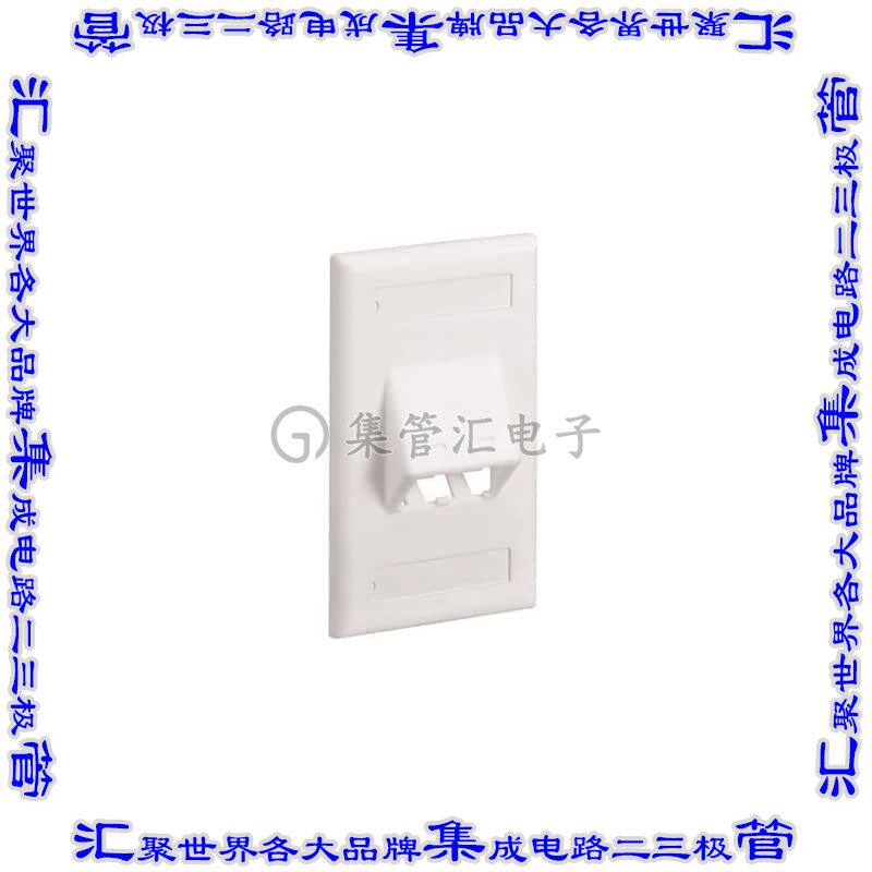 CFPSL2EIY 接插件连接器FACEPLATE, 2 PORT, CLASSIC, SLOP