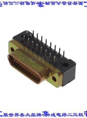 MDM-25SCBR-L56 连接器25POS插座母插口2排D-TYPE型面板安装通孔