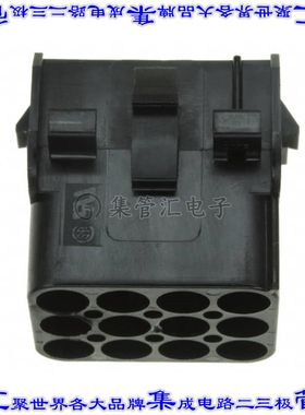 1-480709-9 矩形连接器外壳12POS插座3排黑色面板安装