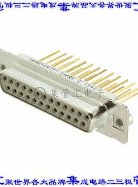 164A10439X 连接器25POS插座母插口2排D-Sub面板安装通孔
