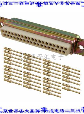 DCMA-37P 连接器37POS插头公引脚2排D-Sub面板安装