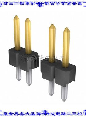 961136-6804-AR 针座连接器36POS接头2.54mm公形插针通孔直针镀金