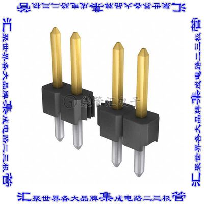 961125-6404-AR 针座连接器25POS接头2.54mm公形插针通孔直针镀金